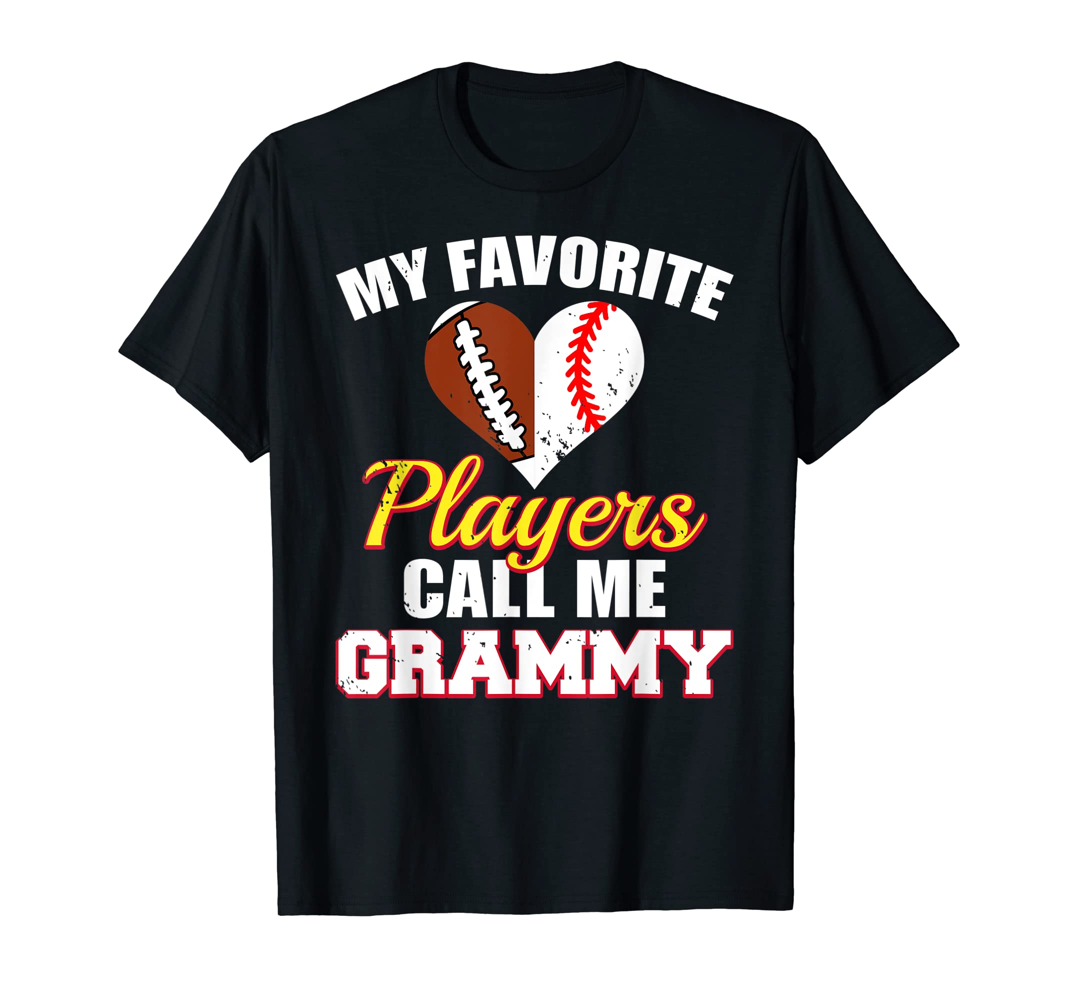 My Favorite Players Call Me Grammy T-Shirt - Aesthetic Graphic Unisex - T-Shirt, Sweatshirt, Hoodie
