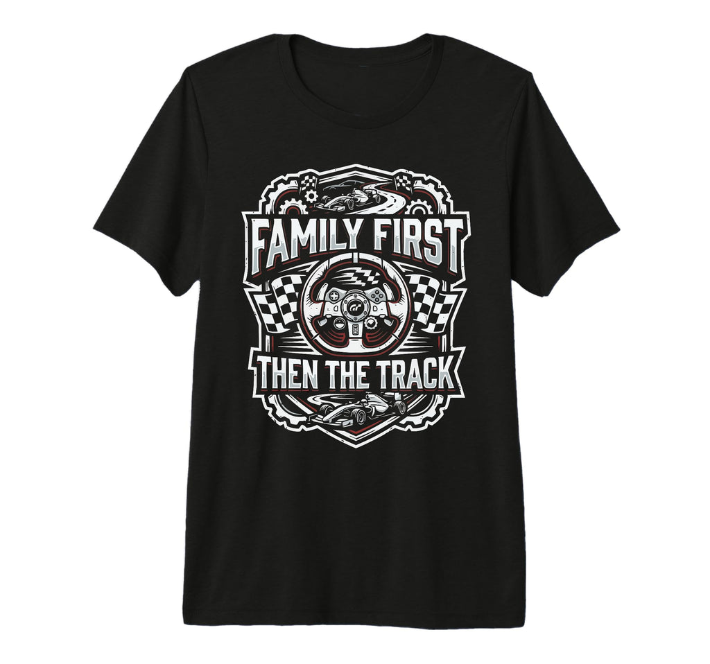 Mens Sim Racing Dad Virtual Racing T-Shirt - Aesthetic Graphic Men Women - T-Shirt, Sweatshirt, Hoodie