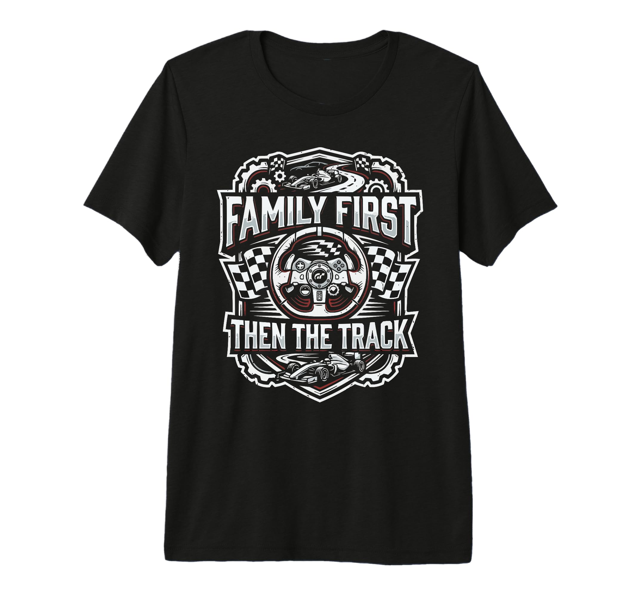 Mens Sim Racing Dad Virtual Racing T-Shirt - Aesthetic Graphic Men Women - T-Shirt, Sweatshirt, Hoodie