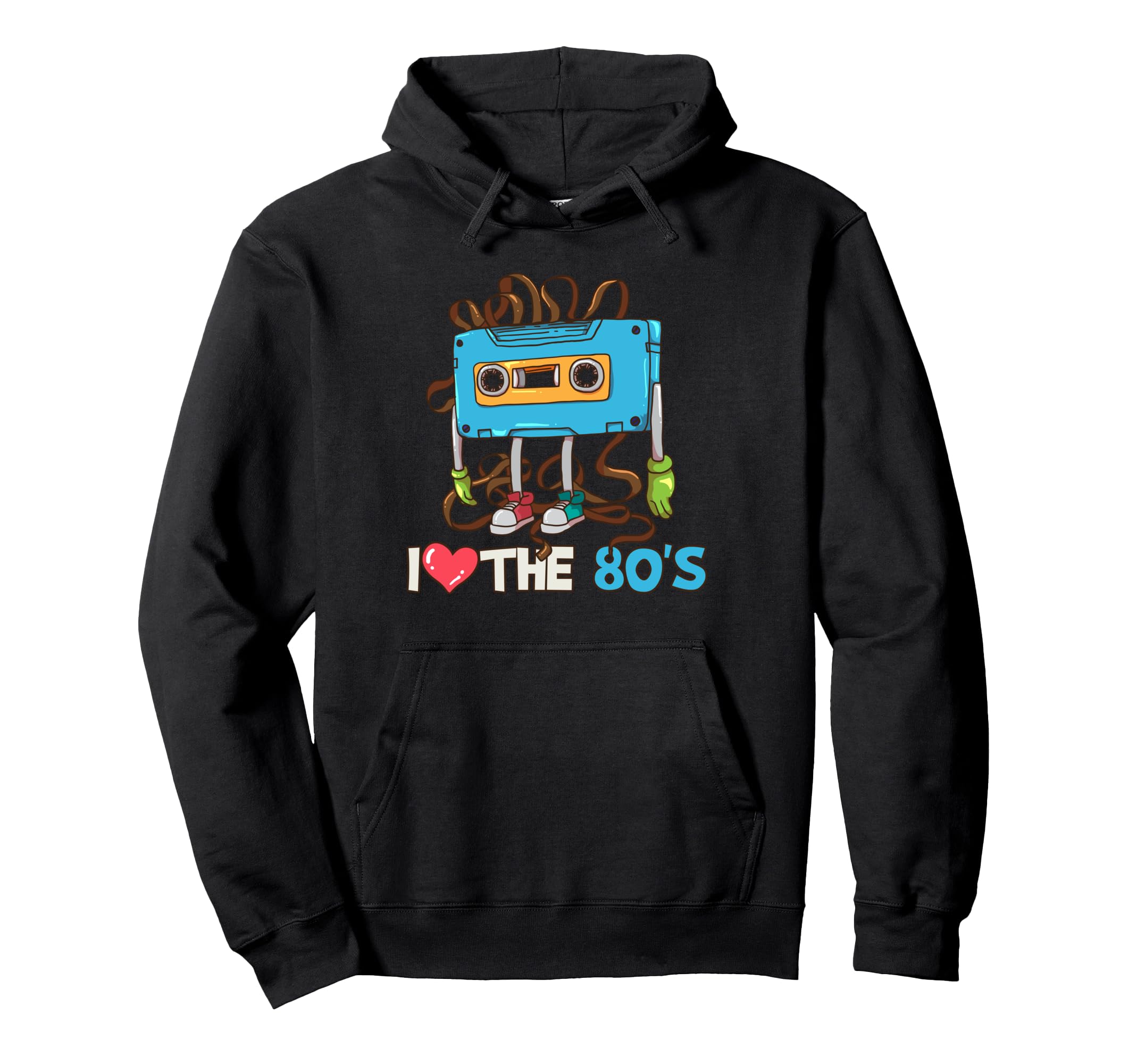 1980 Eighties Music Cassette Tape 80S Hoodie - Aesthetic Graphic Unisex - T-Shirt, Sweatshirt, Hoodie
