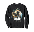 Baseball Dad Fathers Day Sweatshirt - Unique Graphic Men Women - T-Shirt, Sweatshirt, Hoodie