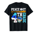 Peace Out 4 Grade Fourth Baseball T-Shirt - Custom Art Print Men Women - T-Shirt, Sweatshirt, Hoodie
