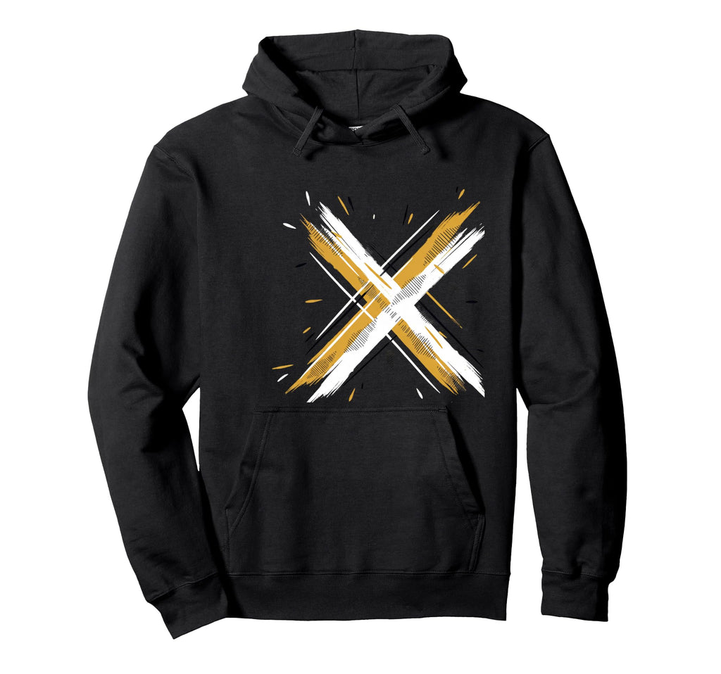 Paintbrush Cross 90S Nostalgia Funny Hoodie - Custom Art Print for Adults - T-Shirt, Sweatshirt, Hoodie