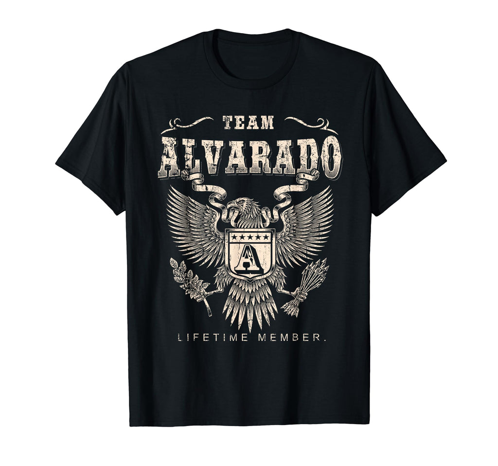 Team Alvarado Family Name Lifetime T-Shirt - Fun Novelty Design Unisex - T-Shirt, Sweatshirt, Hoodie