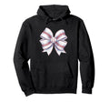 Baseball Coquette Bow Baseball Mom Hoodie - Fun Novelty Design Unisex - T-Shirt, Sweatshirt, Hoodie