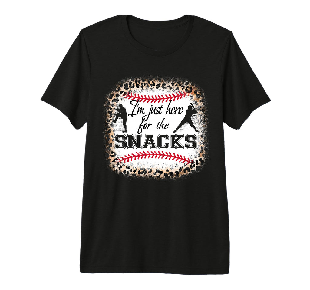 Baseball Funny Just Here Snacks Sister T-Shirt - Graphic Print for Adults - T-Shirt, Sweatshirt, Hoodie