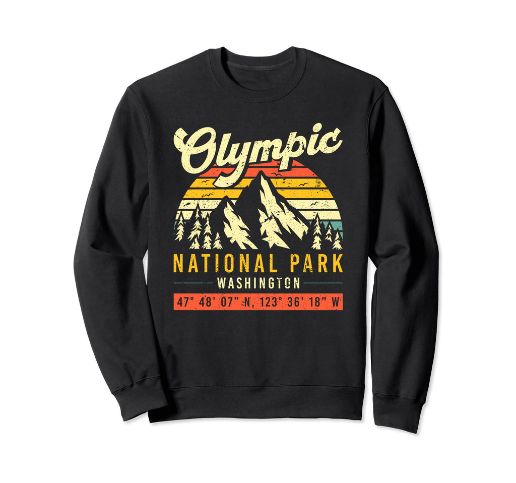 Olympic Washington National Park Sweatshirt - Unique Graphic Unisex - T-Shirt, Sweatshirt, Hoodie