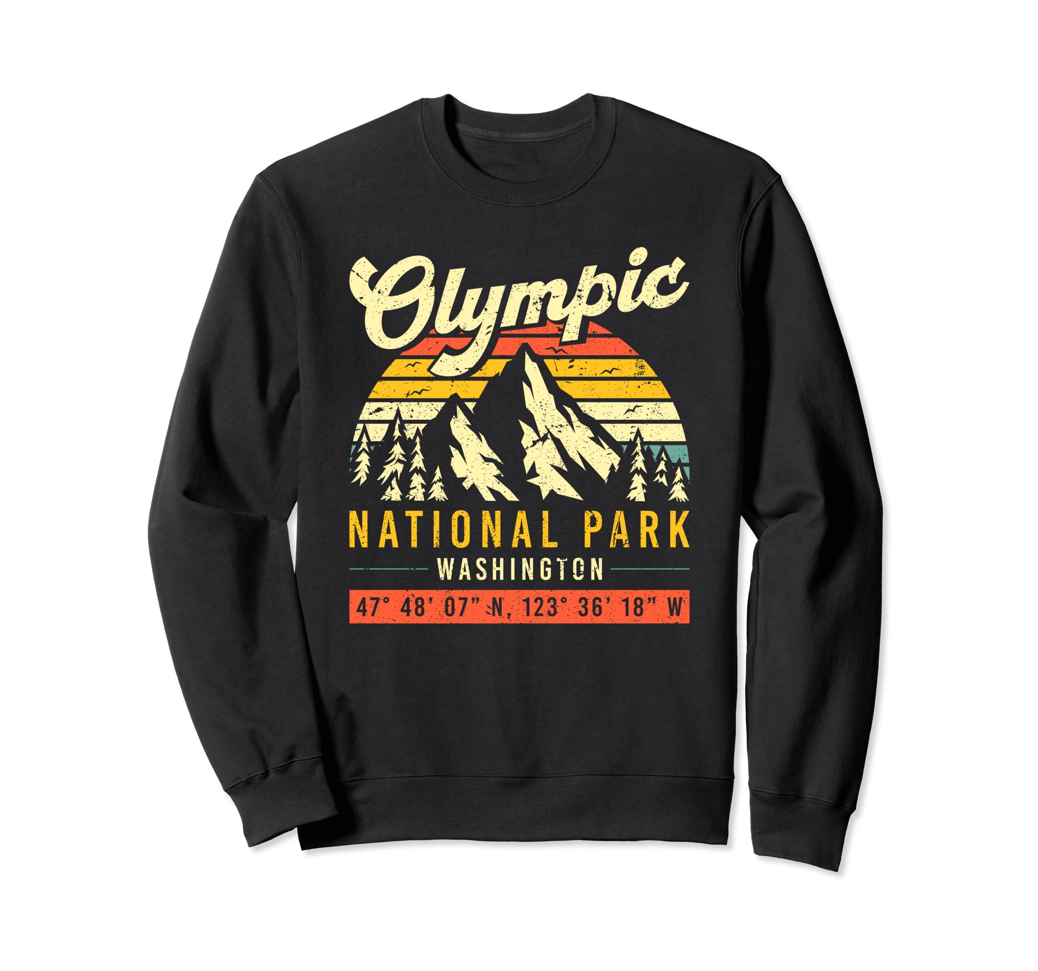 Olympic Washington National Park Sweatshirt - Unique Graphic Unisex - T-Shirt, Sweatshirt, Hoodie