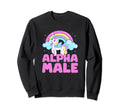 Alpha Male Unicorn Y2K Funny Sweatshirt - Novelty Apparel Men Women - T-Shirt, Sweatshirt, Hoodie