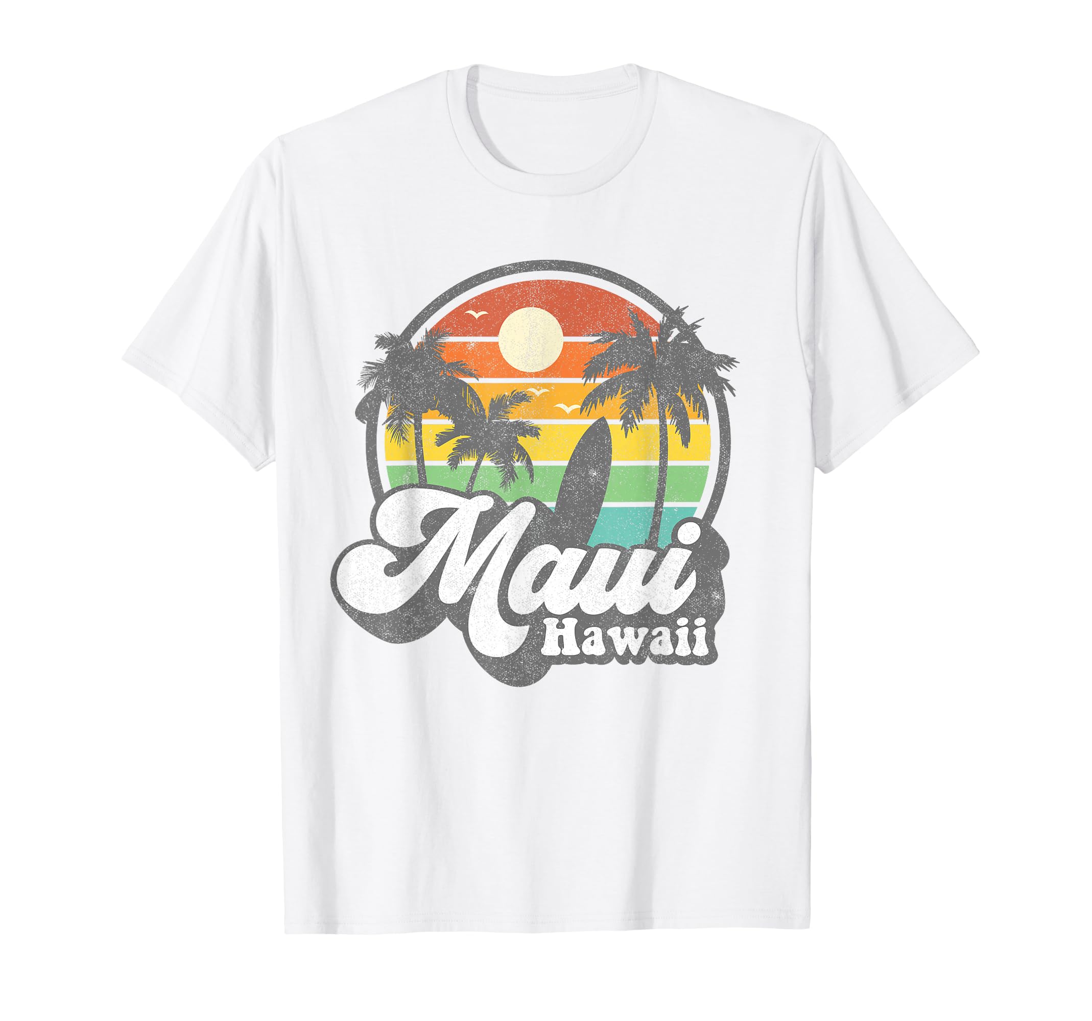 Maui Hawaii Hawaiian Beach Surfing T-Shirt - Casual Everyday Wear Unisex - T-Shirt, Sweatshirt, Hoodie