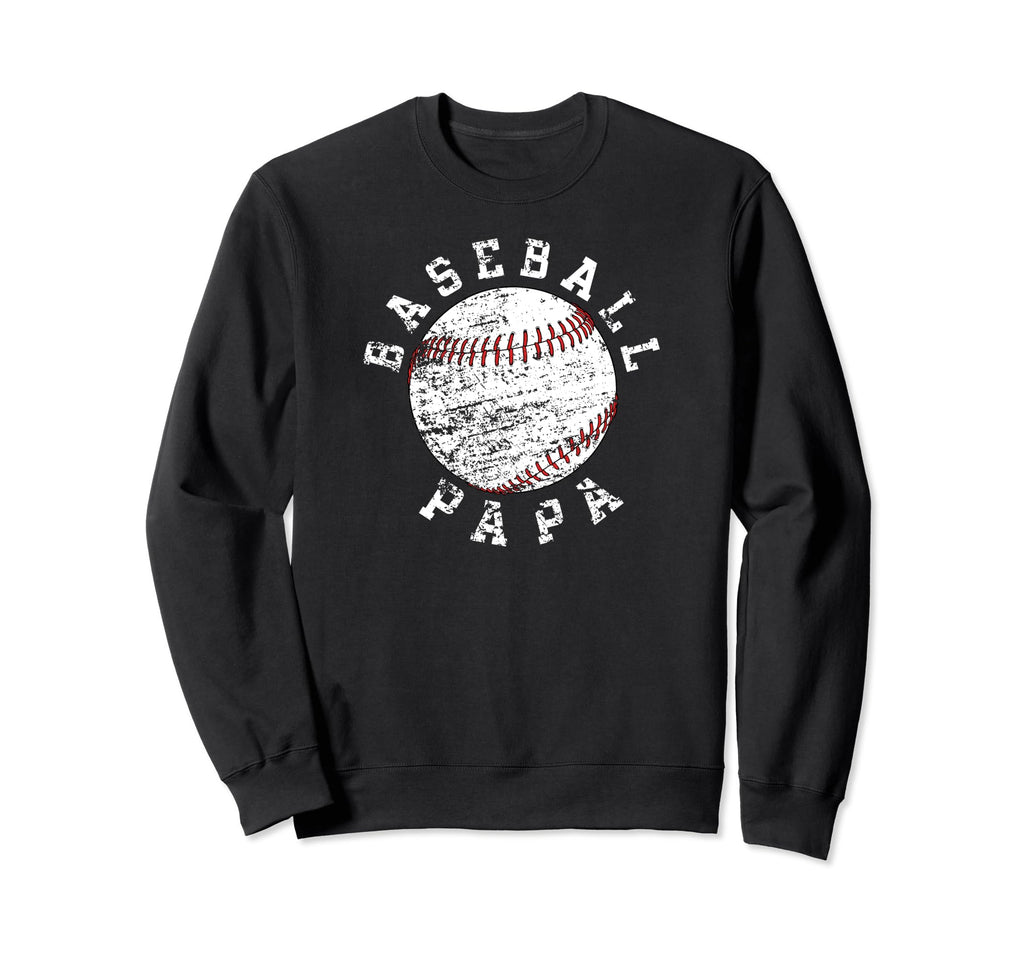 Proud Baseball Papa Grandpa Papa Sweatshirt - Aesthetic Graphic Unisex - T-Shirt, Sweatshirt, Hoodie