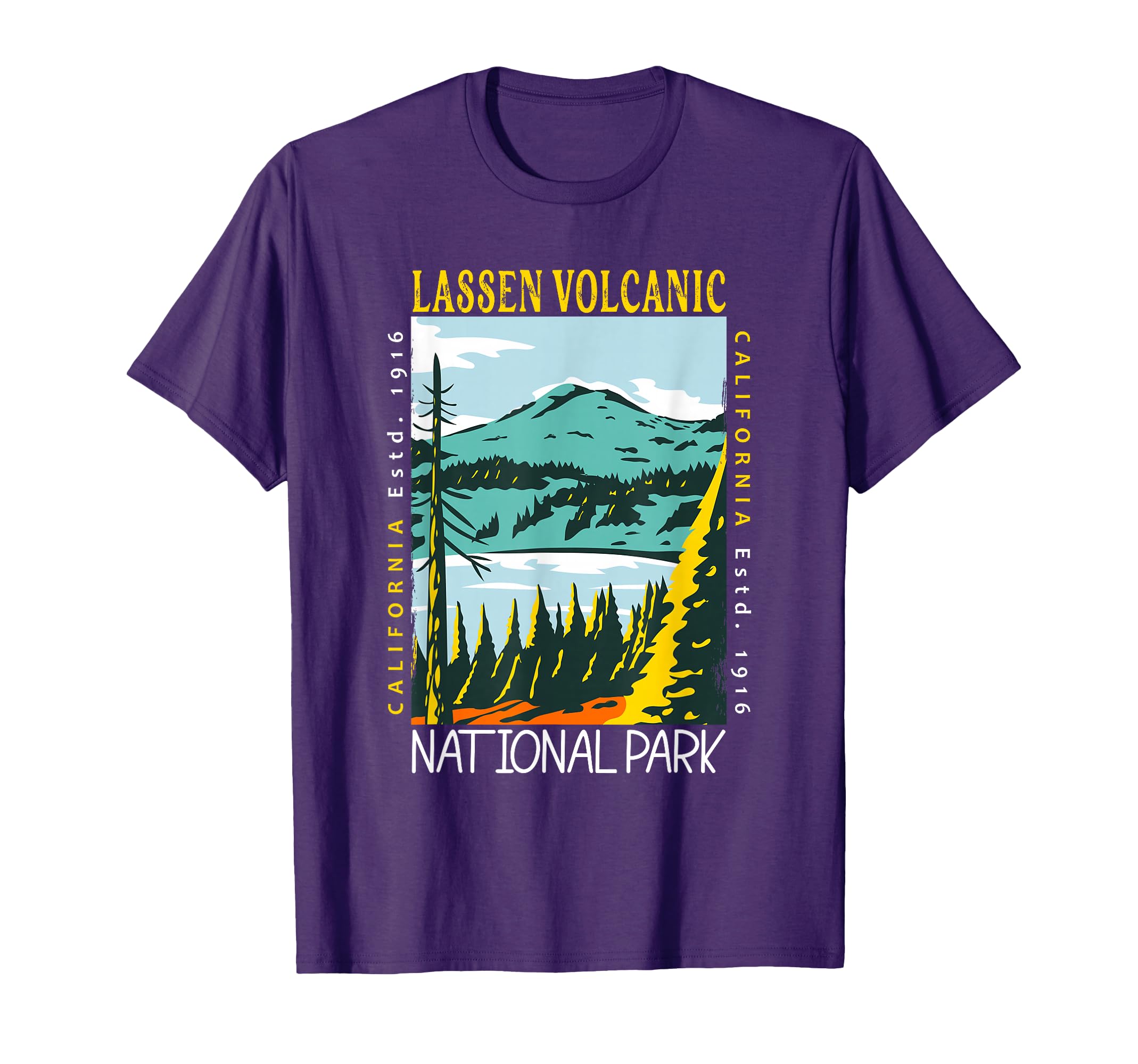 Lassen Volcanic National Park T-Shirt - Graphic Print for Adults - T-Shirt, Sweatshirt, Hoodie