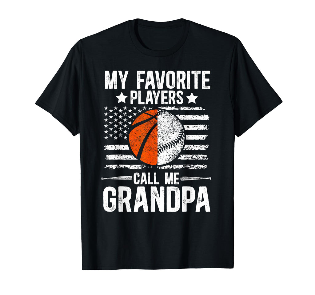 Favorite Players Call Me Grandpa T-Shirt - Aesthetic Graphic for Adults - T-Shirt, Sweatshirt, Hoodie