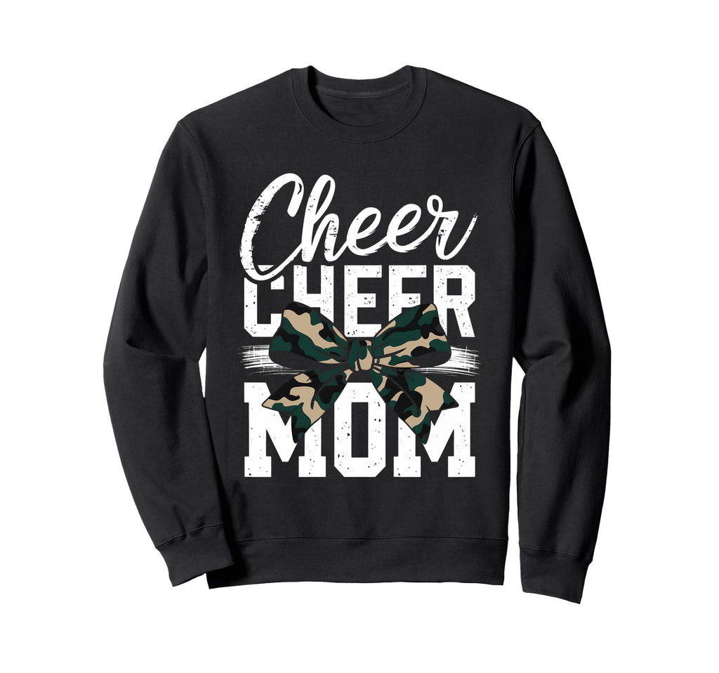 Cheer Mom Mother Bow Cheerleader Sweatshirt - Streetwear Style for Adults - T-Shirt, Sweatshirt, Hoodie