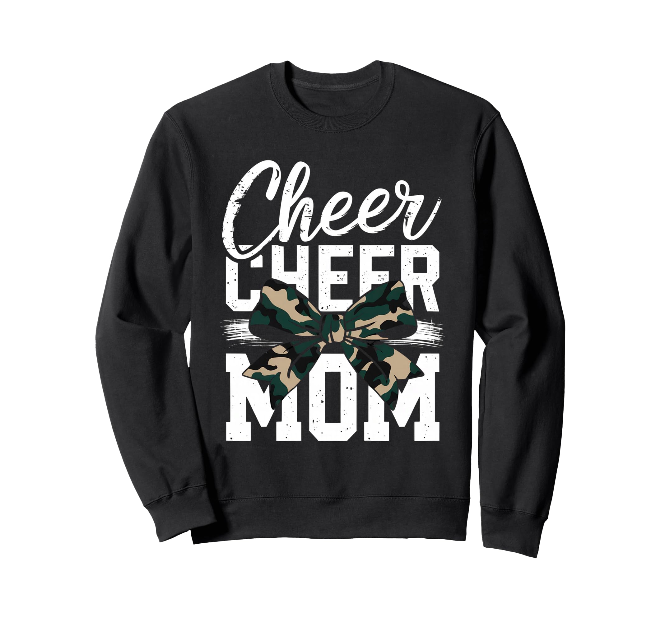 Cheer Mom Mother Bow Cheerleader Sweatshirt - Streetwear Style for Adults - T-Shirt, Sweatshirt, Hoodie