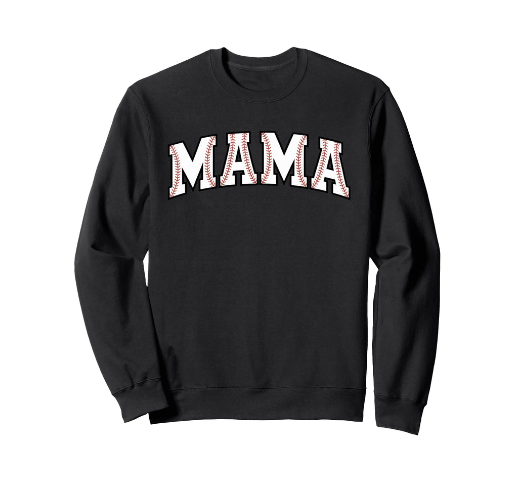 Baseball Mama Sweatshirt - Trendy Graphic for Adults - T-Shirt, Sweatshirt, Hoodie