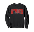 Wyandotte Mi Michigan Varsity Usa Sweatshirt - Aesthetic Graphic Men Women - T-Shirt, Sweatshirt, Hoodie