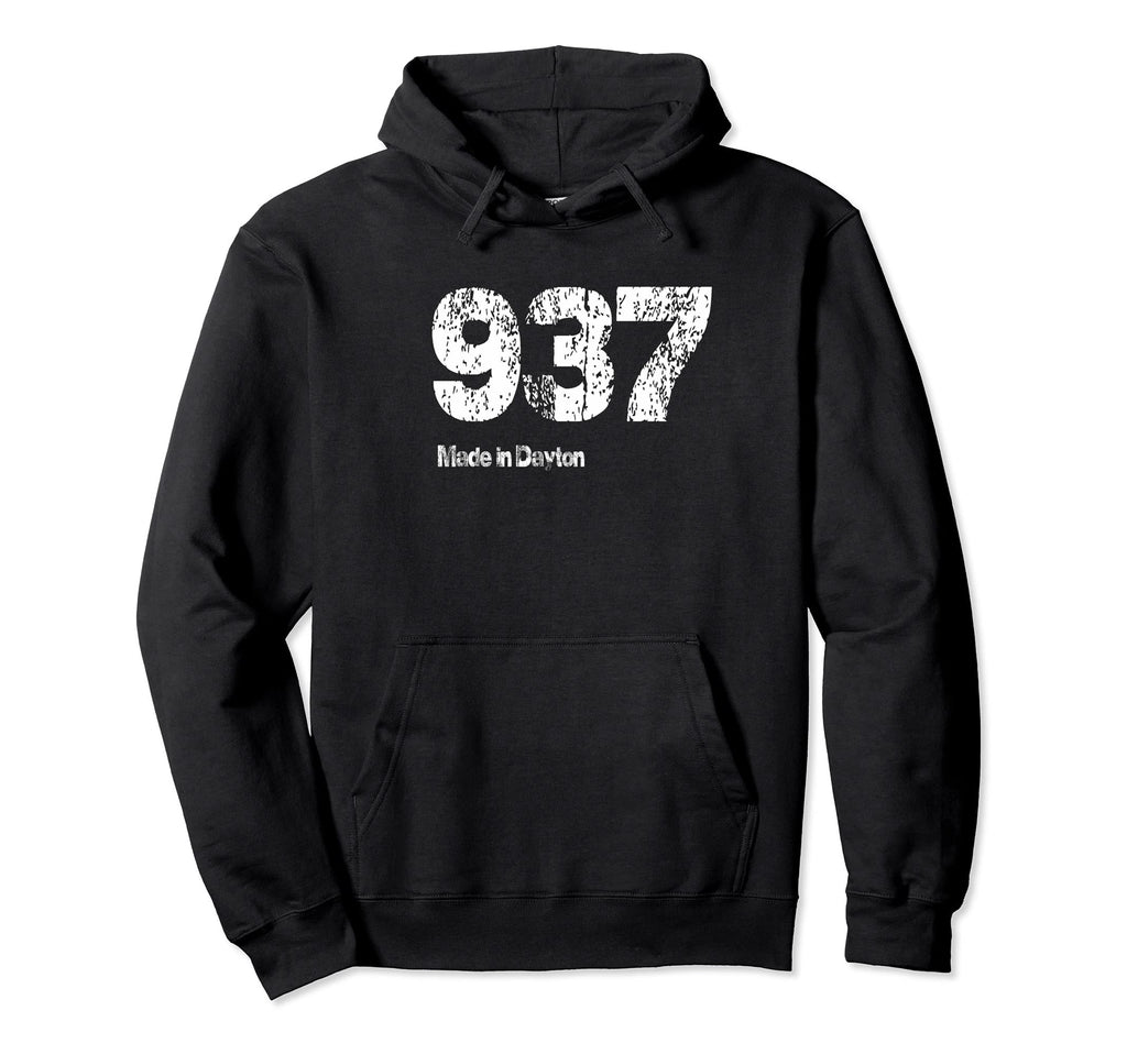 937 Made Dayton Distressed Hoodie - Streetwear Style Men Women - T-Shirt, Sweatshirt, Hoodie