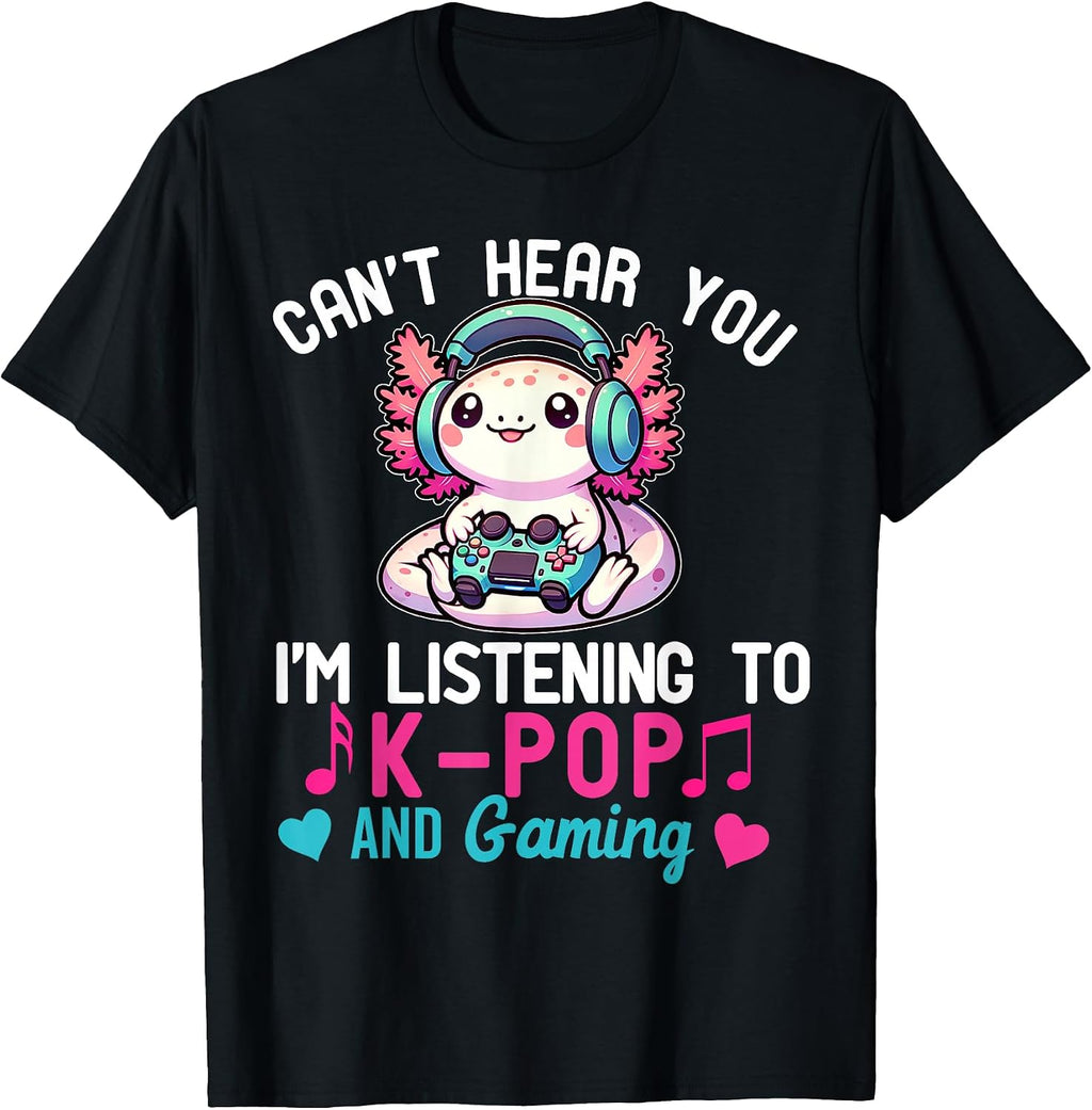 K-Pop Gaming Kawaii Axolotl Cute Merch Clothes - Adult & Kids T-Shirts, Sweatshirts & Hoodies apparel design preview 1