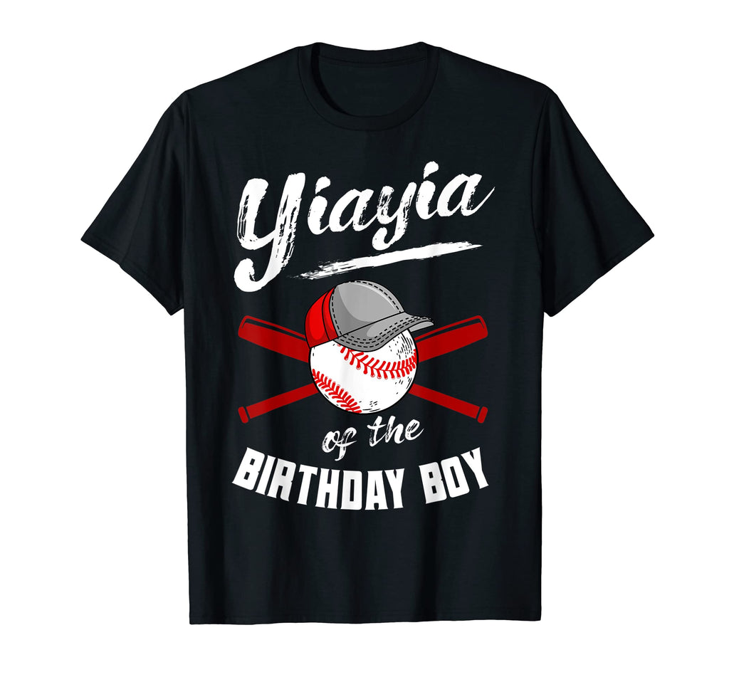 Yiayia Birthday Baseball Bday Party T-Shirt - Graphic Print Unisex - T-Shirt, Sweatshirt, Hoodie