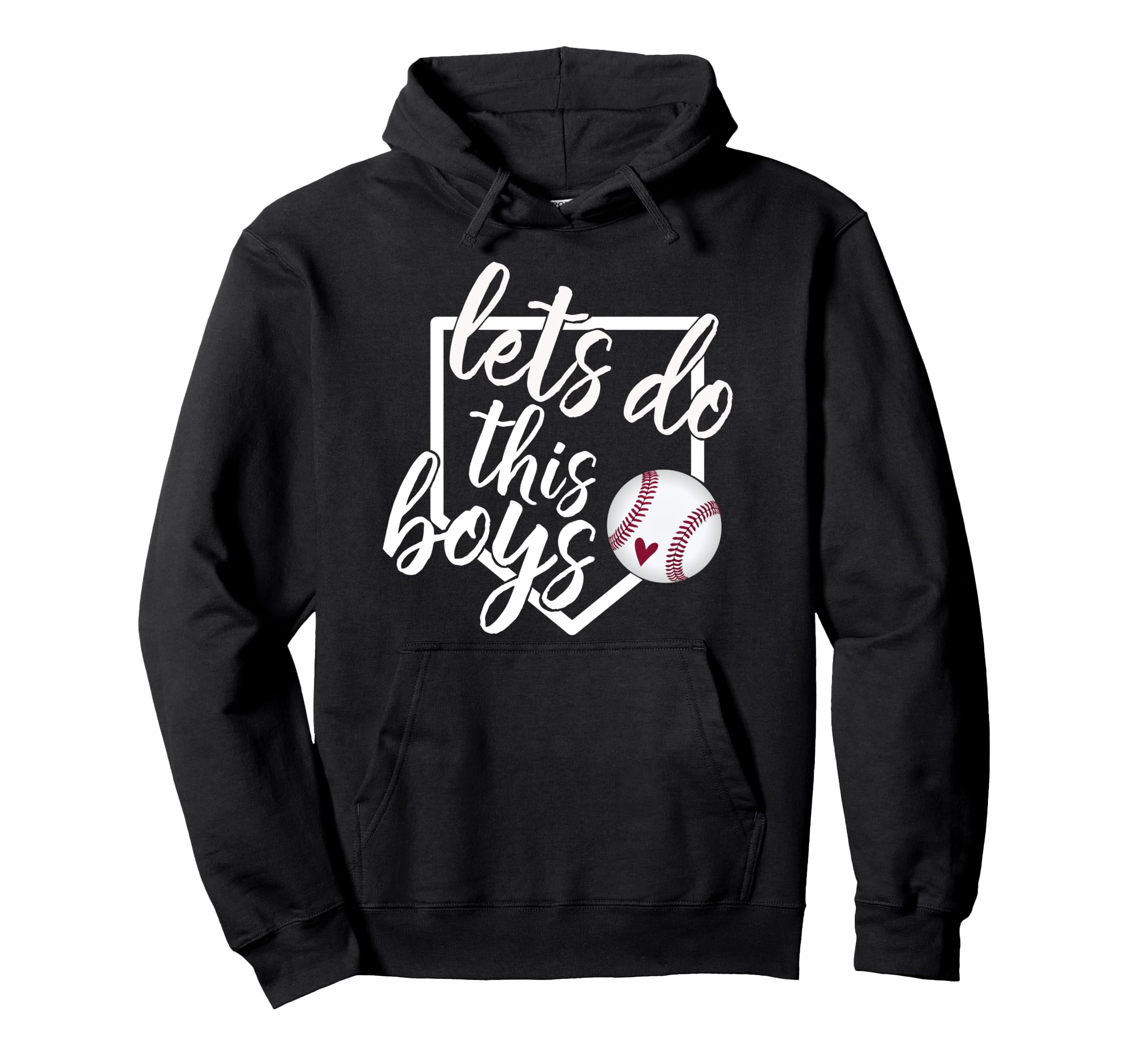 Baseball Mom Baseball Gift Lets Do This Hoodie - Fun Novelty Design Unisex - T-Shirt, Sweatshirt, Hoodie