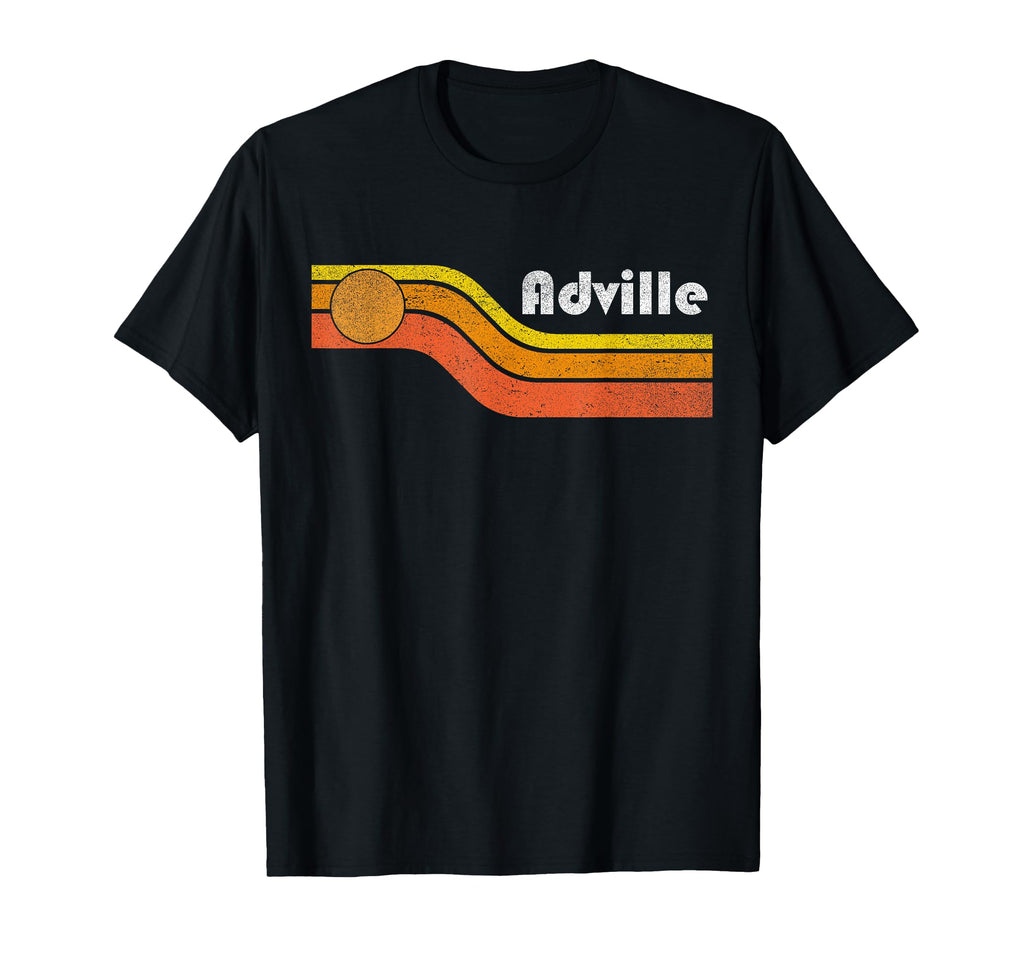 Adville 70S 80S T-Shirt - Fun Novelty Design Unisex - T-Shirt, Sweatshirt, Hoodie