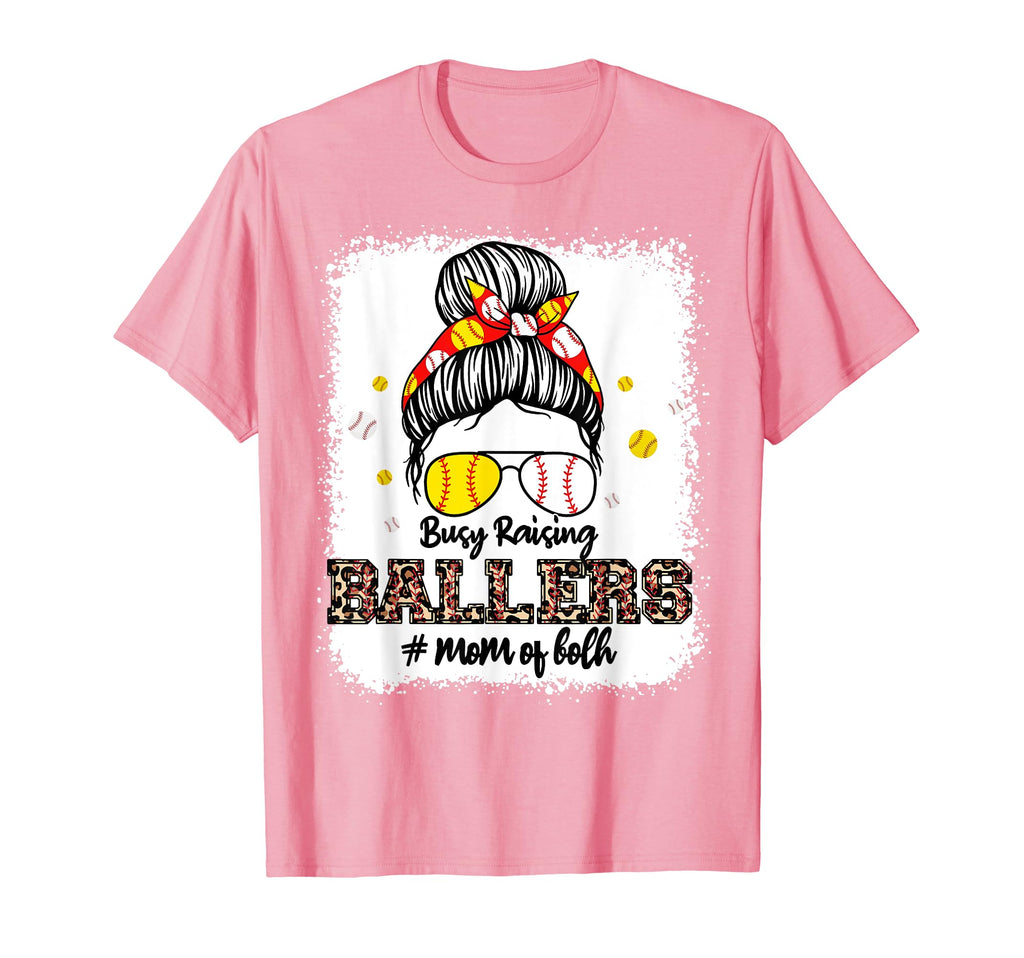 Baseball Mom Both Softball Mama Busy T-Shirt - Minimalist Print Men Women - T-Shirt, Sweatshirt, Hoodie