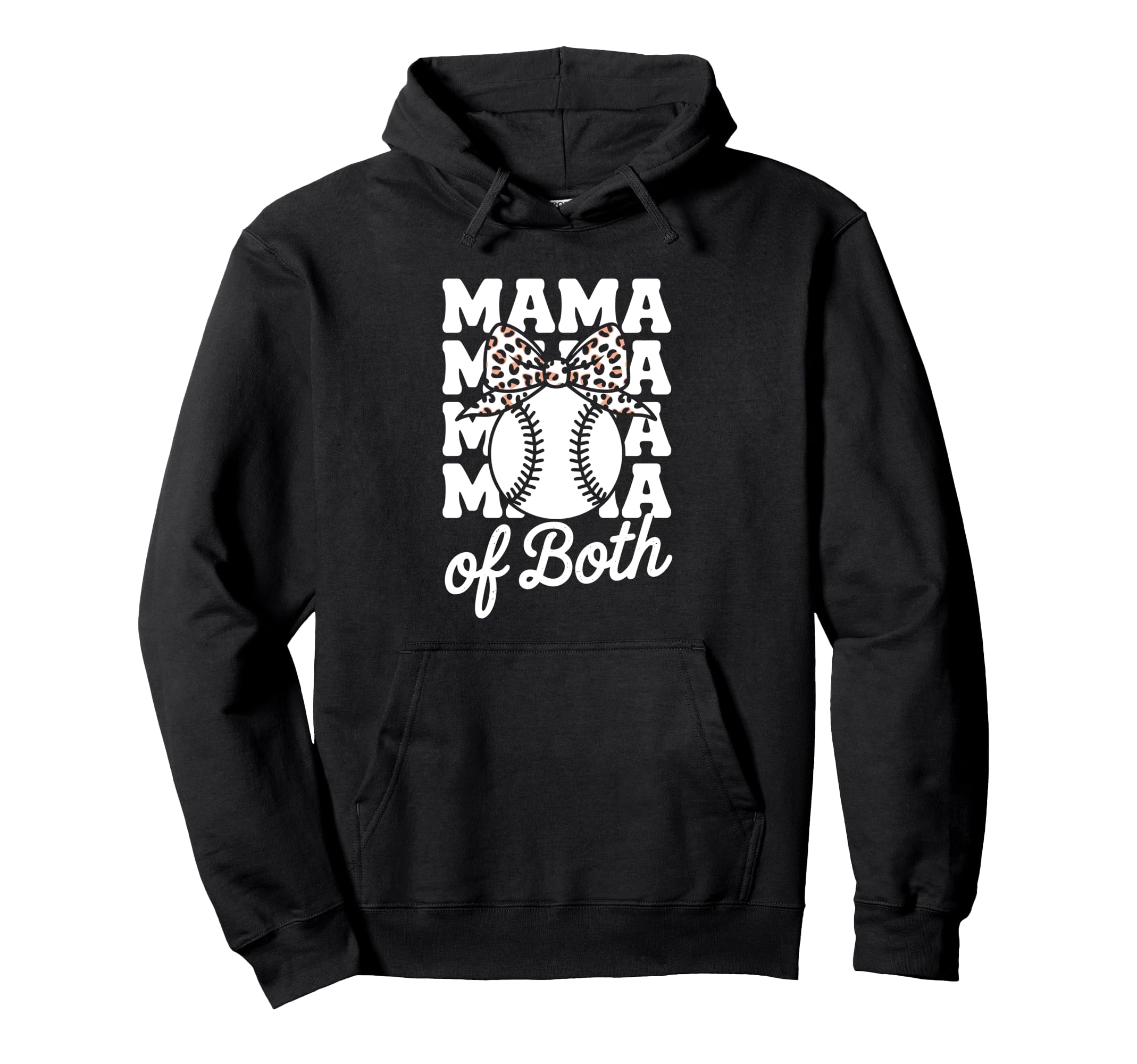 Leopard Mothers Day Mama Mom Both Hoodie - Streetwear Style Men Women - T-Shirt, Sweatshirt, Hoodie