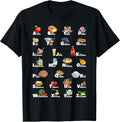 Food Lover Letters Costume A-Z Learning Gift Idea - Adult & Kids T-Shirts, Sweatshirts & Hoodies apparel design preview 1