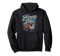 Hippo 90S Funny Hippopotamus 80S Hoodie - Custom Art Print Unisex - T-Shirt, Sweatshirt, Hoodie