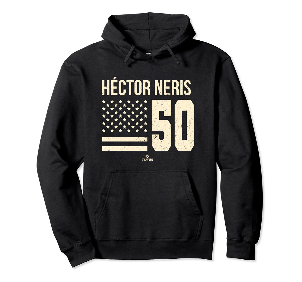 Hector Neris Flag Mlbpa Philadelphia Hoodie - Unique Graphic for Adults - T-Shirt, Sweatshirt, Hoodie
