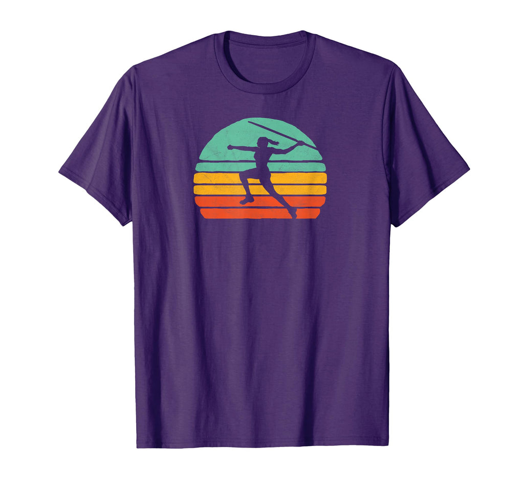 Vibe Eighties Track Field Javelin T-Shirt - Trendy Graphic Unisex - T-Shirt, Sweatshirt, Hoodie