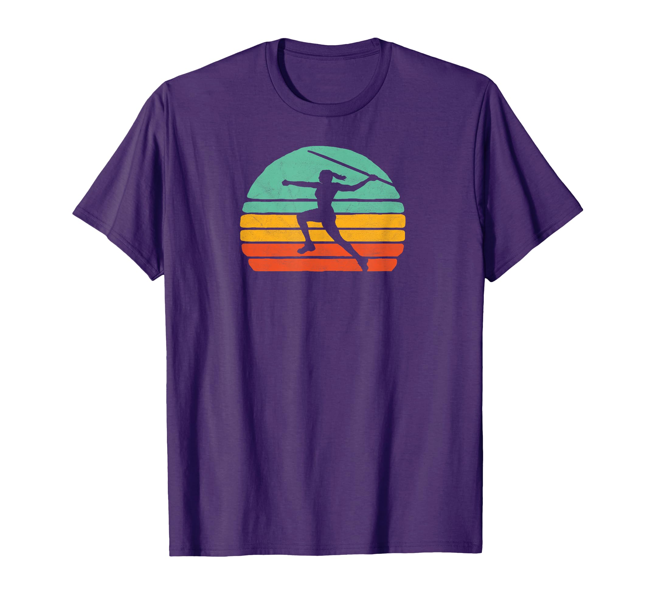 Vibe Eighties Track Field Javelin T-Shirt - Trendy Graphic Unisex - T-Shirt, Sweatshirt, Hoodie