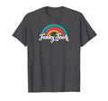 Funky Town Fort Worth Tx Script Rainbow T-Shirt - Unique Graphic Unisex - T-Shirt, Sweatshirt, Hoodie