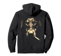 Doberman Smoking Cigarette Grunge Hoodie - Fun Novelty Design for Adults - T-Shirt, Sweatshirt, Hoodie
