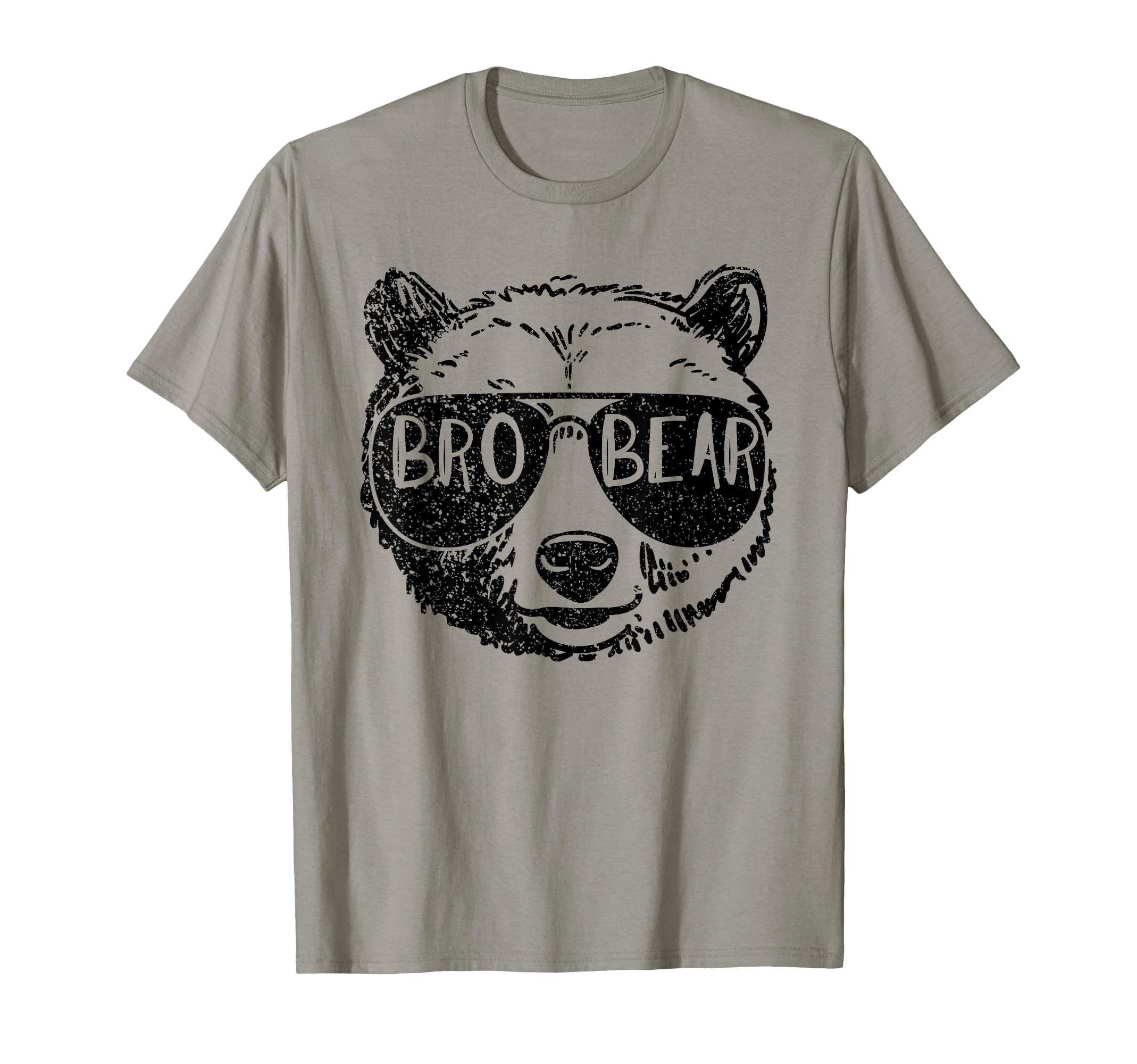 Brother Bear Face Sunglasses Big Little T-Shirt - Graphic Print Unisex - T-Shirt, Sweatshirt, Hoodie