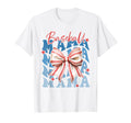 Trendy Bow Coquette Ribbon American T-Shirt - Minimalist Print for Adults - T-Shirt, Sweatshirt, Hoodie