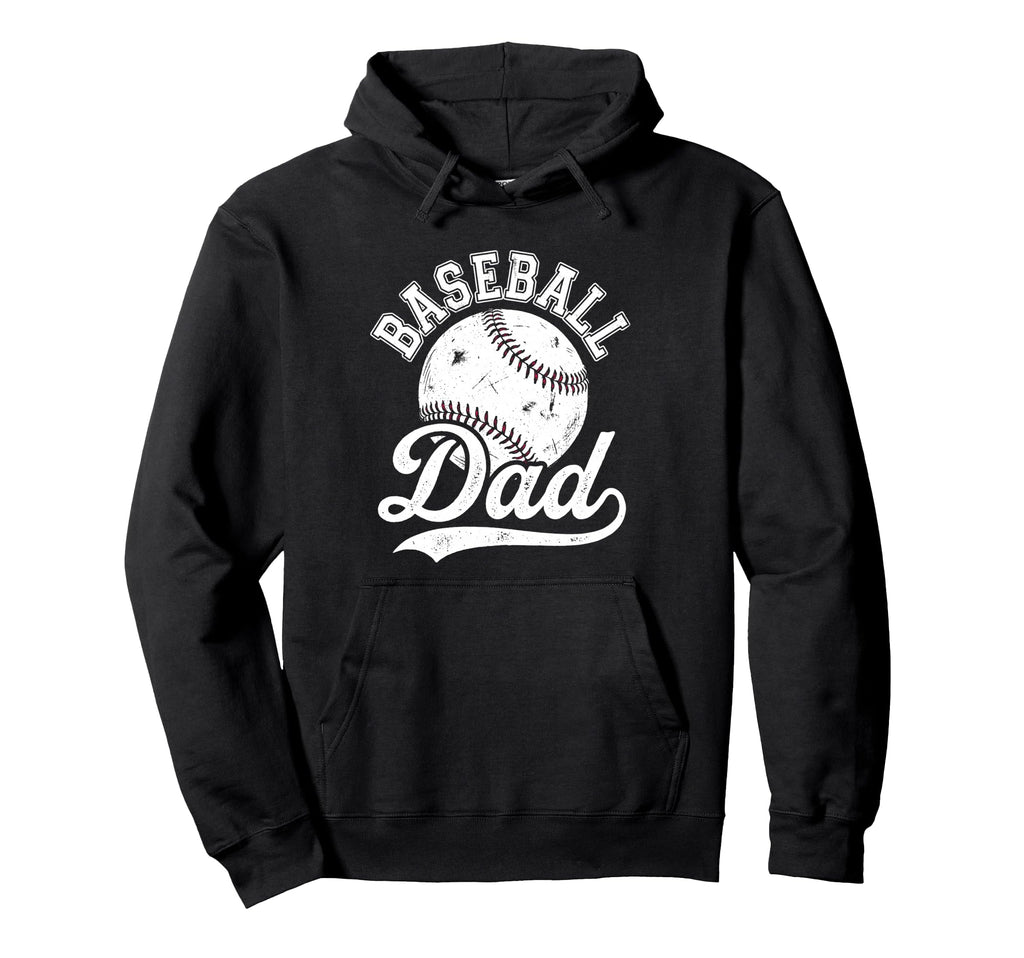 Baseball Dad Fathers Day Baseball Season Hoodie - Trendy Graphic Men Women - T-Shirt, Sweatshirt, Hoodie