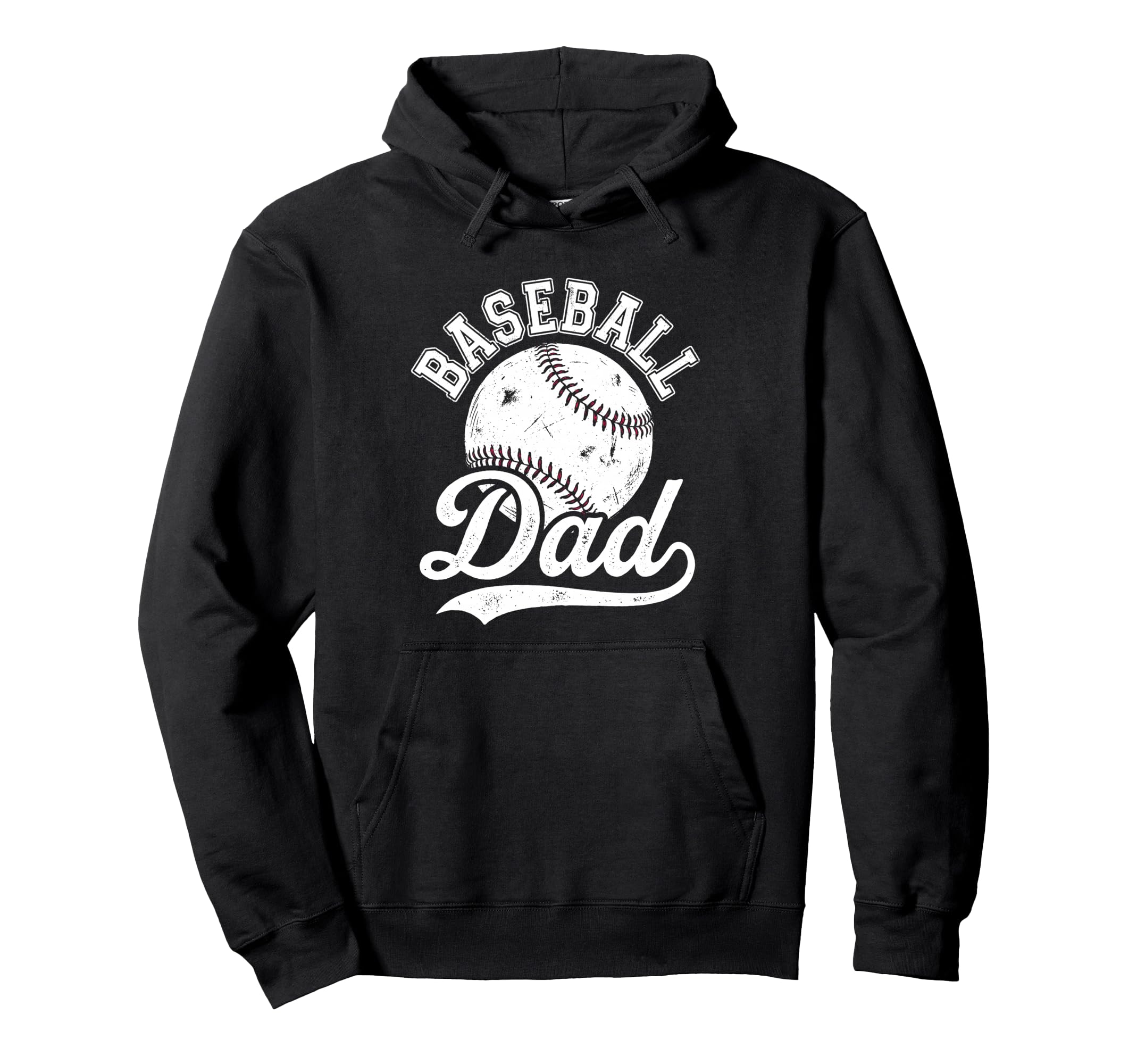 Baseball Dad Fathers Day Baseball Season Hoodie - Trendy Graphic Men Women - T-Shirt, Sweatshirt, Hoodie