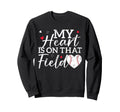 My Heart Is That Field Baseball Sweatshirt - Minimalist Print for Adults - T-Shirt, Sweatshirt, Hoodie
