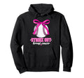 Strike Out Baseball Breast Cancer Hoodie - Streetwear Style for Adults - T-Shirt, Sweatshirt, Hoodie