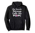 Baseball Mom Patriotic My Favorite Hoodie - Unique Graphic for Adults - T-Shirt, Sweatshirt, Hoodie