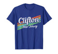 Clifton New Jersey Distressed T-Shirt - Streetwear Style Men Women - T-Shirt, Sweatshirt, Hoodie