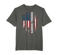Baseball Grandpa American Flag Grandson T-Shirt - Trendy Graphic Men Women - T-Shirt, Sweatshirt, Hoodie