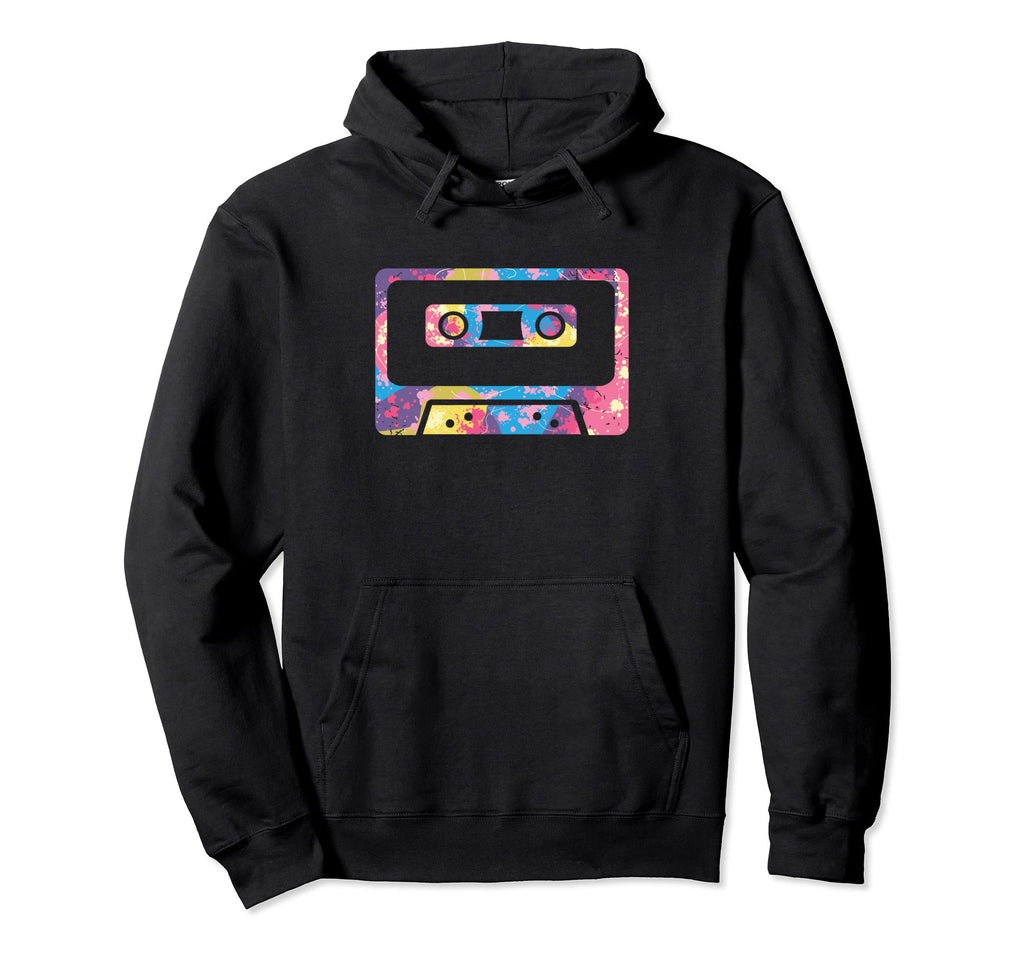 Music Cassette Mixtape 80S 90S Hoodie - Trendy Graphic for Adults - T-Shirt, Sweatshirt, Hoodie