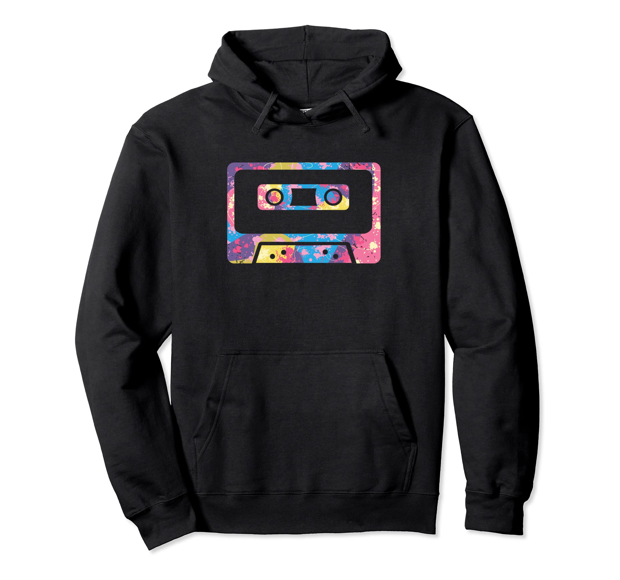 Music Cassette Mixtape 80S 90S Hoodie - Trendy Graphic for Adults - T-Shirt, Sweatshirt, Hoodie