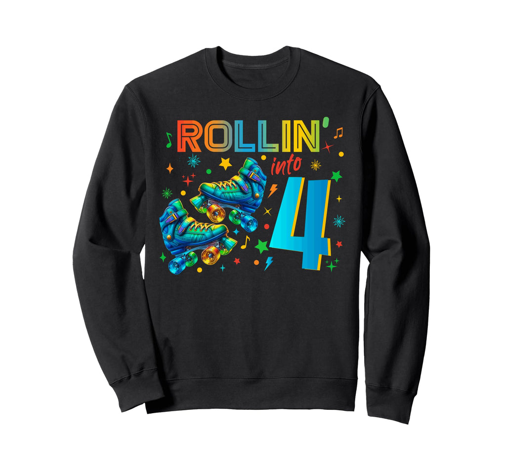 Roller Skates Birthday Skating T-Shirt - Custom Art Print for Adults - T-Shirt, Sweatshirt, Hoodie