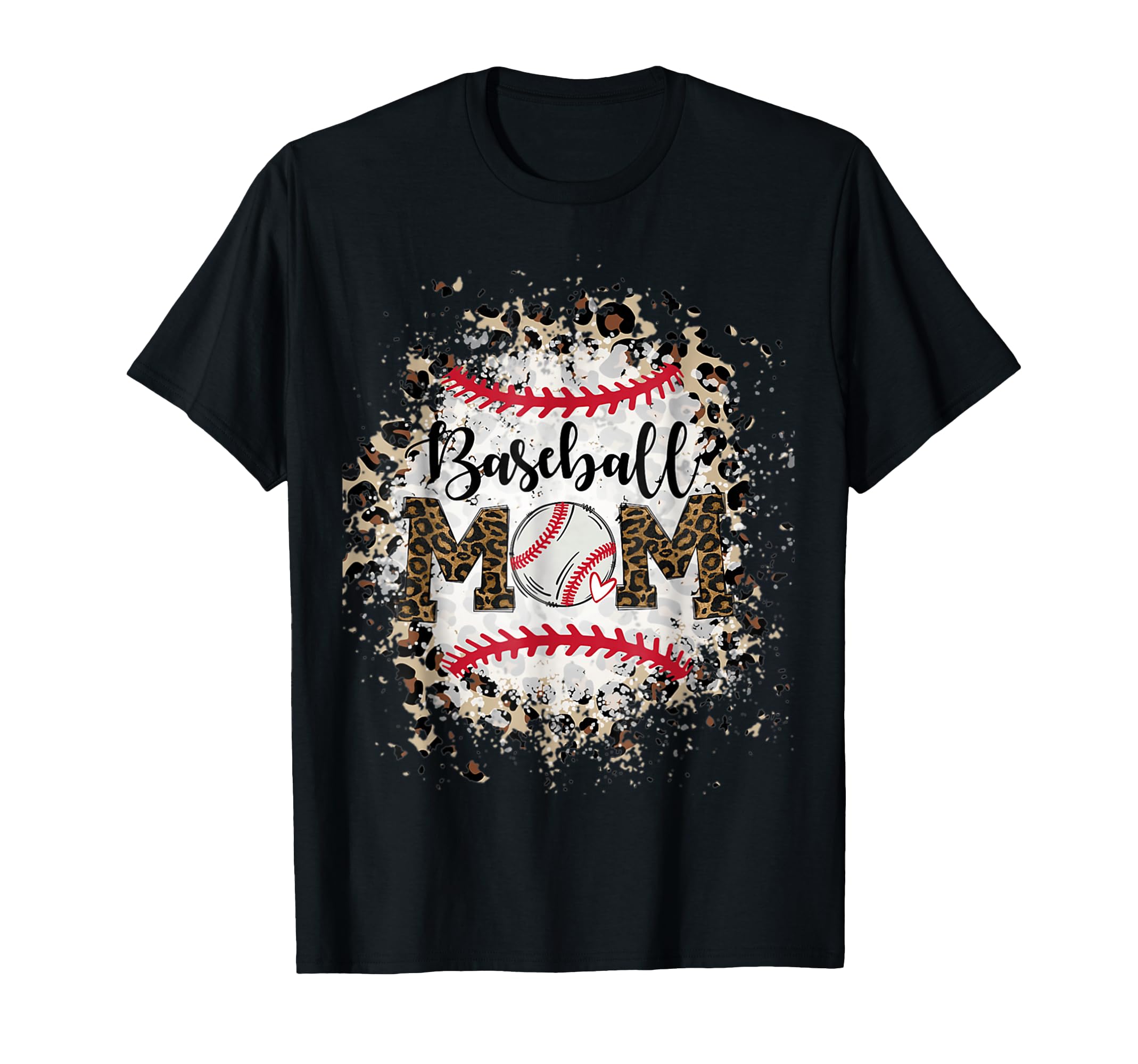 Bleached Softball Baseball Mom T-Shirt - Casual Everyday Wear Men Women - T-Shirt, Sweatshirt, Hoodie