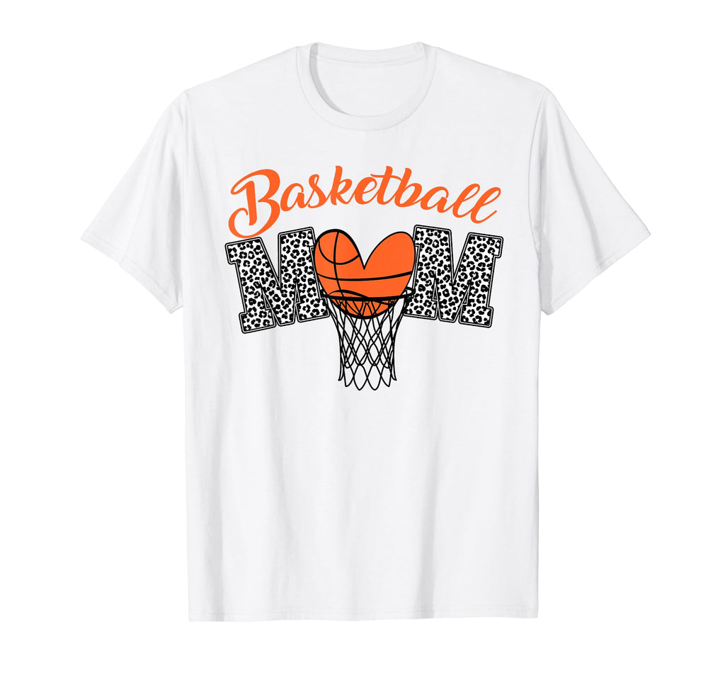 Leopard Bleached Basketball Mom Game T-Shirt - Casual Everyday Wear Unisex - T-Shirt, Sweatshirt, Hoodie