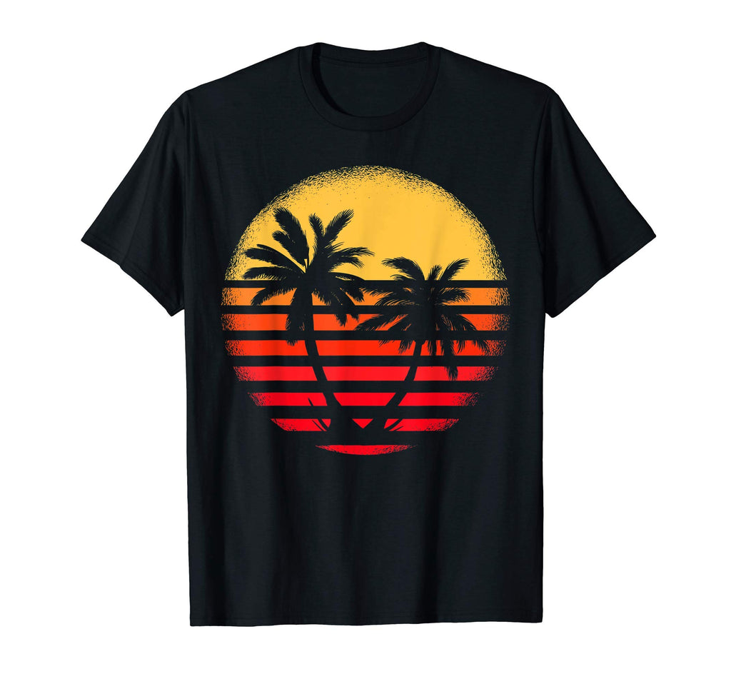 Sunset Beach I Palm Tree I Summer T-Shirt - Fun Novelty Design Unisex - T-Shirt, Sweatshirt, Hoodie